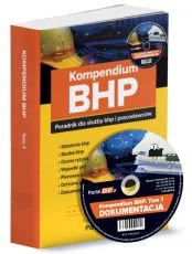 Książka Kompendium BHP Tom 1 Poradnik dla służby bhp i pracodawców + płyta CD z wzorami dokumentów w ksiegarnia-wrzeszcz.pl