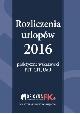 Ksika Rozliczenia urlopw 2016 Praktyczne wskazwki PIT CIT UoR w ksiegarnia-wrzeszcz.pl